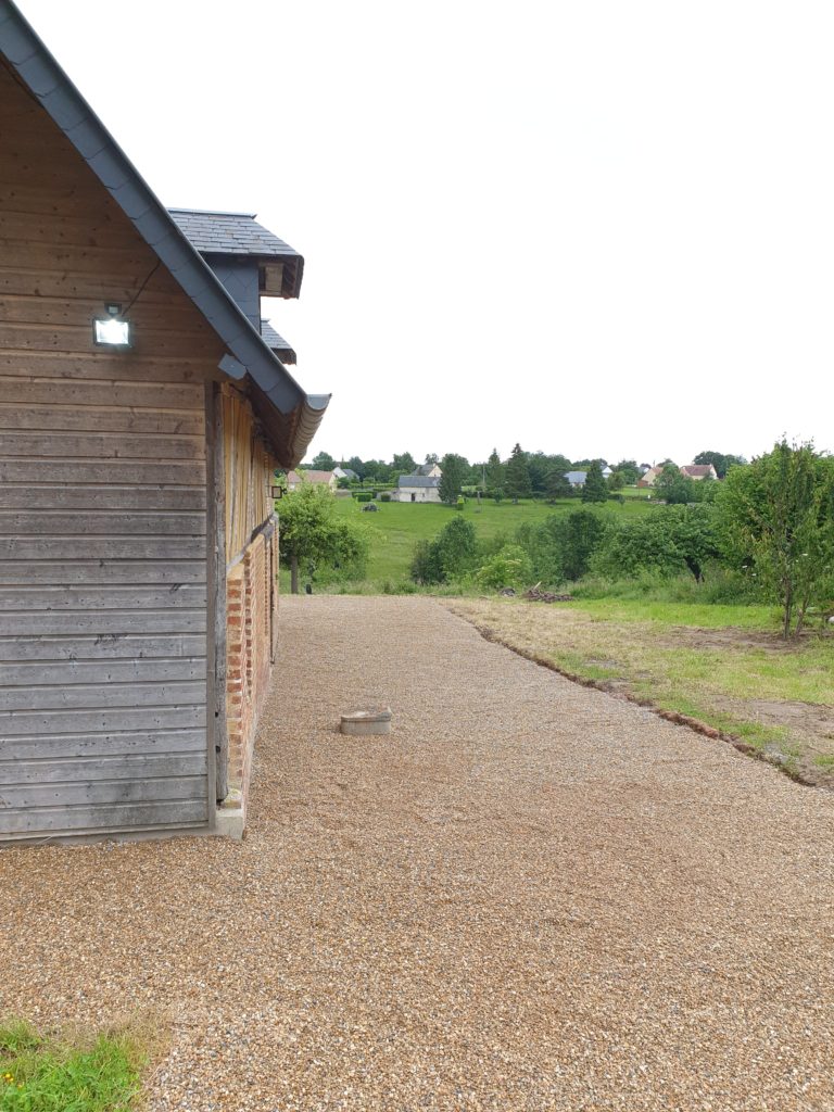 terrassement d'une rade et parking