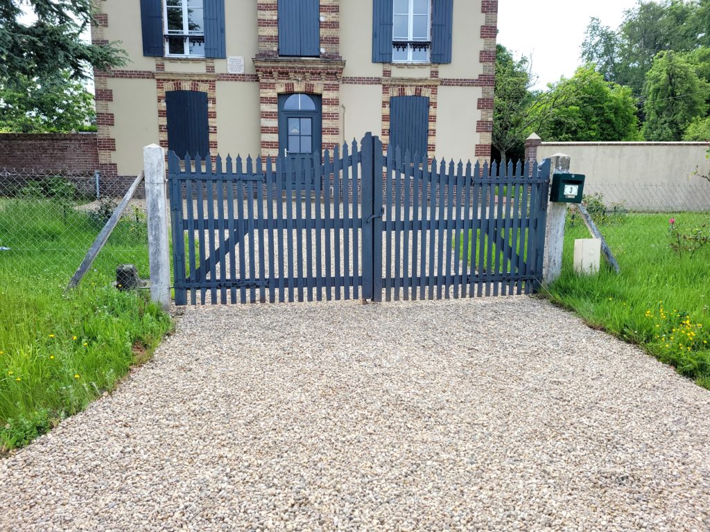 terrassement avec pose de gravier